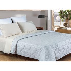 Одеяло-покрывало Organic Cotton 150х220 см, цвет серо-голубой