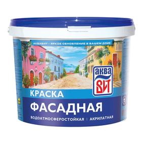 Краска фасадная АкваВИТ супербелая ВАК-25  6 кг