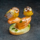 Сувенир "Птички-синички на сучке", 7,5х8 см, селенит - фото 9249910