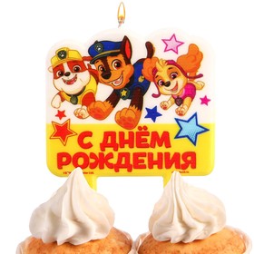 Свеча в торт "С Днем рождения"