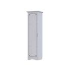 Шкаф 1-дверный для белья «Ольга 1Н», 580 × 575 × 2130 мм, цвет белый экспо / анкор светлый - фото 9250387