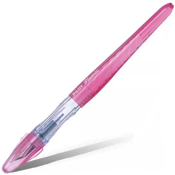 Ручка перьевая Pilot Plumix Neon Medium узел 0,58мм, розовый корп, чернила синие FCD-PXN (P)