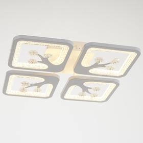 Люстра 82012 ПДУ 64Вт LED 3000-6000К белый 36х36см 7053542