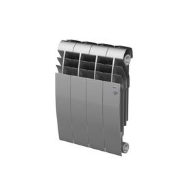 Радиатор биметаллический Royal Thermo BiLiner 350 /Silver Satin, 350x83 мм, 4 секции