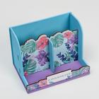 Органайзер с местом под телефон «Вдохновляй», цветы, 17,5 х 12,3 х 12 см - фото 799646161