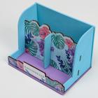 Органайзер с местом под телефон «Вдохновляй», цветы, 17,5 х 12,3 х 12 см - фото 799646163