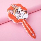 Расчёска для животных «Корги», цвета МИКС - фото 799646764