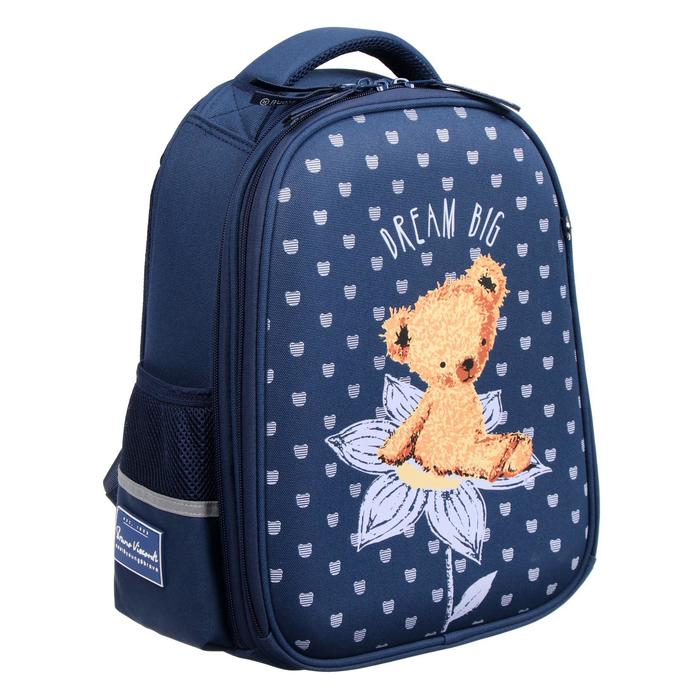 Bruno Visconti Kids School Backpack for Boys Rigid Canvas Teens 