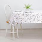 Клеёнка столовая на тканевой основе Доляна «Пёрышки», ширина 137 см, рулон 20 м - фото 799650597