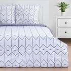 Постельное белье Этель 2 сп Geometry 175*215 см, 200*220 см, 70*70 см - 2 шт - фото 799652083