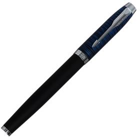 Ручка перьевая Parker IM Core 2019 SE F320 Blue Origin F, корпус из нержавеющей стали, синие чернила