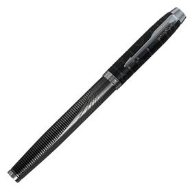 Ручка-роллер Parker IM Premium 2019 SE T325 Metallic Pursuit F, 0.5 мм, корпус из нержавеющей стали, чёрные чернила