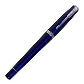 Ручка-роллер Parker Urban Core T309 Nightsky Blue CT F, 0.5 мм, корпус из латуни, чёрные чернила