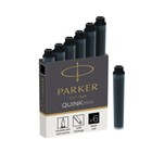 Набор картриджей для перьевой ручки Parker Quink Mini Cartridges Z17, чёрные чернила - фото 9275794