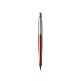 Ручка шариковая Parker Jotter Core K63 Chelsea Orange CT М 1.0 мм, корпус из нержавеющей стали, синие чернила