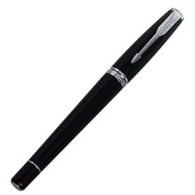 Ручка-роллер Parker Urban Core T309 Muted Black CT F, 0.5 мм, корпус из латуни, чёрные чернила