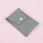 Набор кистей «Парфе», 5 предметов, футляр на кнопке, цвет серый - фото 799687312