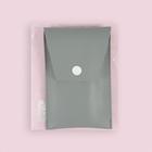 Набор кистей «Парфе», 5 предметов, футляр на кнопке, цвет серый - фото 799687313