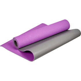 Коврик для йоги и фитнеса Bradex SF 0687, 173х61х0,6 см, двухслойный фиолетовый