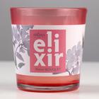 Свеча ароматическая в стакане ELIXIR "Flower Bouquet", 140 г, цветочный аромат - фото 6744816