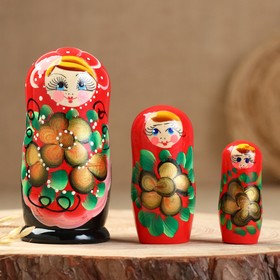 Матрёшка 3-х кукольная ′Юля′ 11 см, ручная роспись в Донецке