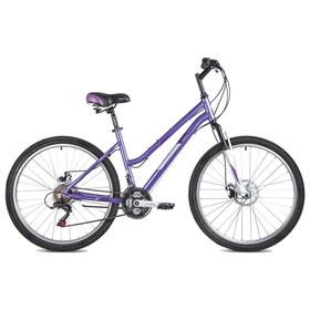 Велосипед 26" Foxx Bianka D, 2021, цвет фиолетовый, размер 17"
