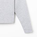 Костюм женский (толстовка и шорты) MIST, р. 40-42, серый - фото 799699133