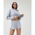 Костюм женский (толстовка и шорты) MIST, р. 40-42, серый - фото 799770817