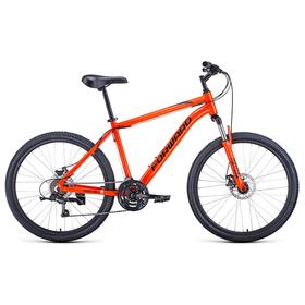 Велосипед 26" Forward Hardi 2.1 disc, 2021, цвет оранжевый/черный, размер 18"