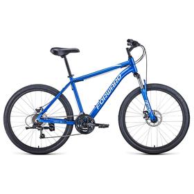 Велосипед 26" Forward Hardi 2.1 disc, 2021, цвет синий/бежевый, размер 18"