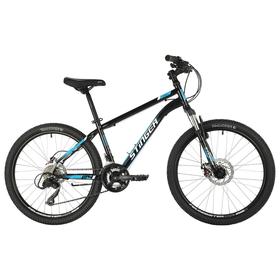 Велосипед 24" Stinger Caiman D, 2021, цвет чёрный, размер 14"