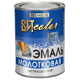 Эмаль ВИТcolor с молотковым эффектом серебристая 0,8кг 7099340