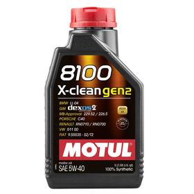 Масло моторное Motul 8100 X-Clean Gen2 5w-40, 1 л 109761 7093121