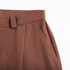 Бермуды женские MINAKU: Safari, цвет шоколадный, р-р 48 - фото 799706972