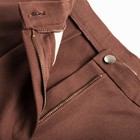 Бермуды женские MINAKU: Safari, цвет шоколадный, р-р 48 - фото 799706973