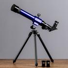 Телескоп настольный х20х30х40, синий - фото 32636