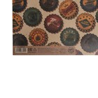 Бумага упаковочная крафтовая «Крышки», 50 × 70 см (10 шт) - фото 801787288