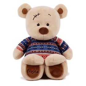Мягкая игрушка «Медведь Misha», в синем свитере, 30 см