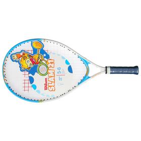 Ракетка для большого тенниса Wilson SLAM 21, для детей 6-5 лет, алюминий, со струнами