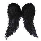 Крылья «Ангел», 50х50, цвет чёрный