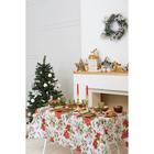 Скатерть Доляна «Новый год: Украшение к празднику» 110*145 +/- 2 см, 100% п/э - фото 799776973