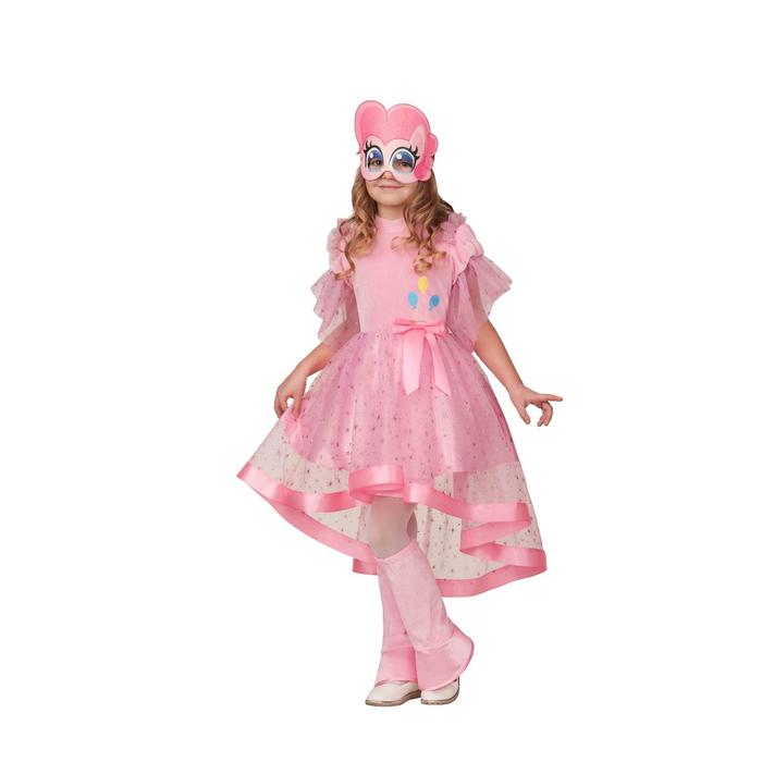 Карнавальный костюм «Пинки Пай», платье, маска, гетры, р. 26, рост 104 см