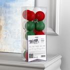 Гирлянда «Нить» 5 м с насадками «Клубки лесные», IP20, прозрачная нить, 20 LED, свечение белое, 220 В 5985180