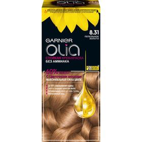 Крем-краска для волос Garnier Olia, 8.31 Пепельное золото светло-коричневый 112 мл