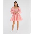 Платье женское MIST р. 48-50, розовый - фото 799883990