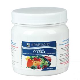 Fertilizer Mineral Agromaster NPK 3: 11: 38 + 4mg + ME for fruit ripening, 0.5 kg