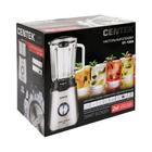 Блендер Centek CT-1328, стационарный, 1000 Вт, 1.5 л, 3 режима, серебристый - фото 48404