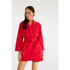 Костюм женский (жакет и шорты) MIST р. 46, красный - фото 799787591