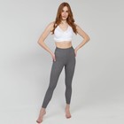 Леггинсы женские, цвет чёрный/принт гусиная лапка, размер 54 - фото 799789028