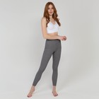 Леггинсы женские, цвет чёрный/принт гусиная лапка, размер 54 - фото 799789029